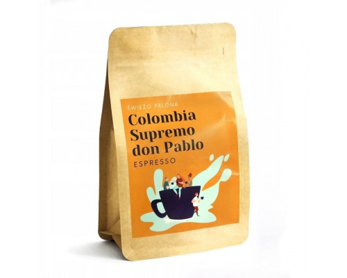 Świeżo Palona Colombia Supremo Don Pablo Espresso 250g