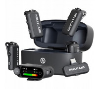 Hollyland LARK MAX 2 Combo 4-Person Version with Camera RX + USB-C RX microphone system