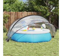 vidaXL Kopuła przezroczysty 336 x 322 x 160 cm PVC