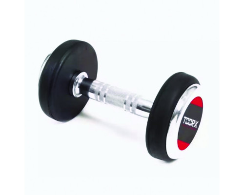 Toorx Professional rubber dumbbell 10kg