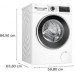 Bosch Serie 6 WGG244F40 pralka Od przodu 9 kg 1400 RPM White