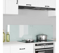 vidaXL Przód kuchenny 2 pcs Biały 70 x 40 cm szkło hartowane
