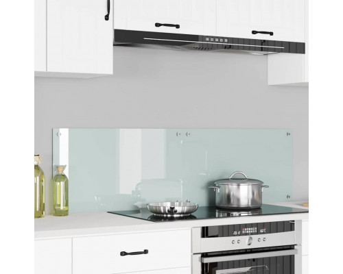 vidaXL Przód kuchenny 2 pcs Biały 70 x 40 cm szkło hartowane