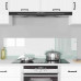 vidaXL Przód kuchenny 2 pcs Biały 70 x 40 cm szkło hartowane