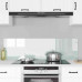 vidaXL Przód kuchenny 2 pcs Biały 70 x 40 cm szkło hartowane