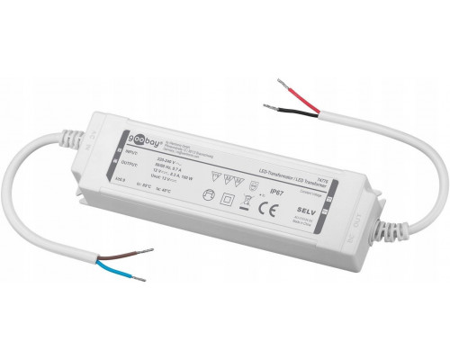 Transformator do LED 12 V (DC) (DC), 100 W, IP67