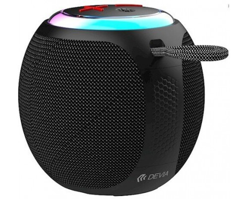 Devia Lite1 głośnik Bluetooth 5W black portable FM TF