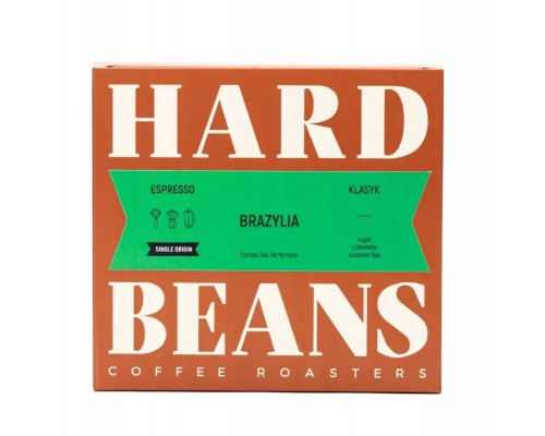 Hard Beans Coffee Brazylia Campo Das Vertentes 250g