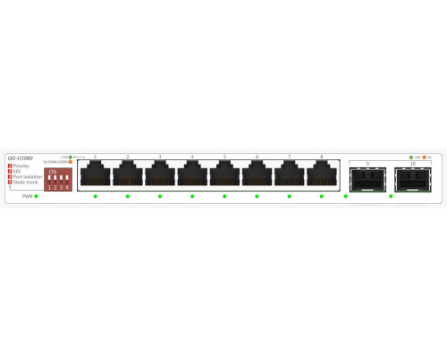 Switch Asus QG-U1080 Unmanaged 2.5G Ethernet (100/1000/2500) White