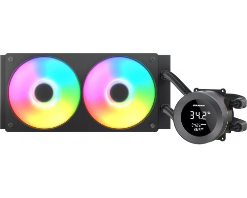 Cougar CPU chłodzenie wodne Poseidon Vistek 240, ARGB, czarny