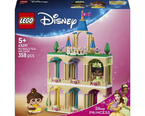 LEGO Disney Mała Bella i Tiana z zamkiem (43291)