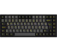 Akko AKKO Black & Gold 3084B Plus Gaming Tastatur, RGB – V3 Cream Yellow Pro Switches, ISO DE, czarny & złoty