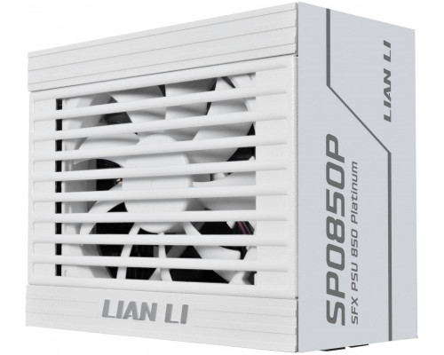 Lian Li SP Series Platinum 80 PLUS Platinum Zasilacz, SFX, w pełni modularny, PCIe 5.1, ATX 3.1 - 850 Watt, biały