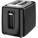 Electric Toaster, black, 220-240V, 50-60Hz, 780-930W, 2 slots, 3 modes, 7 browning levels