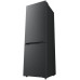 LG Refrigerator | GBBSJ1CCEP | Energy efficiency class C | Free standing | Combi | Height 186 cm | Fridge net capacity 220 L | Freezer net capacity 113 L | Display | 34 dB | Black