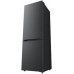 LG Refrigerator | GBBSJ1CCEP | Energy efficiency class C | Free standing | Combi | Height 186 cm | Fridge net capacity 220 L | Freezer net capacity 113 L | Display | 34 dB | Black