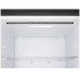 LG Refrigerator | GBBSJ1CCEP | Energy efficiency class C | Free standing | Combi | Height 186 cm | Fridge net capacity 220 L | Freezer net capacity 113 L | Display | 34 dB | Black