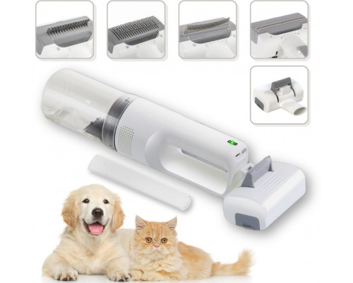 bezprzewodowy do sierści zwierząt FurClean Pet CD10PRO | do czesania i usuwania sierści psów i kotów | 5 funkcji