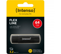 Intenso USB Stick Flex Line 64GB USB 3.2 GEN 1X1 Black