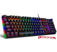 Connect IT CONNECT IT gamingowa NEO2 + Black, mechaniczna, USB, ARGB, CZ+SK, czarna