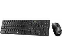 Genius SlimStar 8250 Zestaw klawiatura i mysz bezprzewodowa Czeska/Słowacka czarna