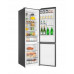 TCL Refrigerator | RC382BXC0EU | Energy efficiency class C | Free standing | Combi | Height 203 cm | No Frost system | Fridge net capacity 265 L | Freezer net capacity 117 L | Display | 35 dB | Inox
