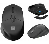 Natec MYSZ NATEC KITE BEZPRZEWODOWA 4000DPI CICHA TILT WHEEL CZARNA