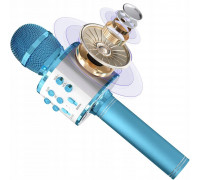 ExtraLink karaoke z głośnikiem podświetlenie RGB NIEBIESKI