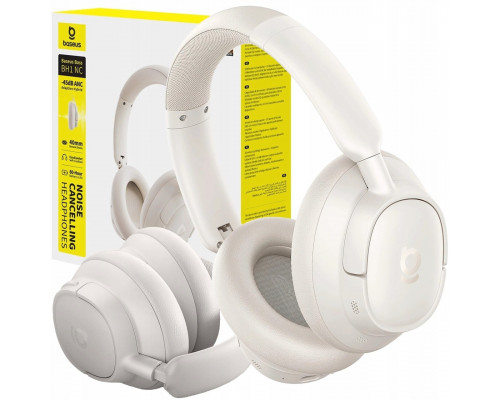 Baseus 6.0 z redukcją hałasu Bass BH1 NC whitego koloru A0203702 (6932172697006)
