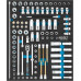 Hazet Hazet socket set 163D-2/103, size 1/2++ 103 pieces, with HiPer reversible ratchet 3/8"