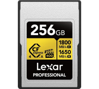 SD  Lexar Lexar CFexpress 4.0 Pro Gold, VPG400/IP68, R1800/W1650 (Type A) 256GB