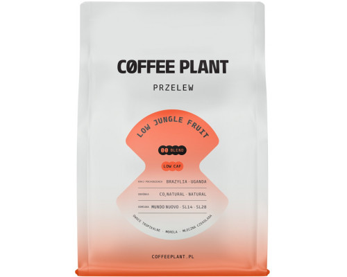 Coffee Plant COFFEE PLANT - kawa ziarnista niskokofeinowa LOW Jungle Fruit Filter 250 g