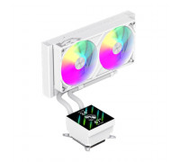 GameMax Gamemax CPU Liquid Cooler | GLACIER 240 LCD WH | Intel, AMD