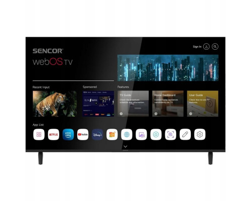 Sencor SLE 50US803B WEBOS SMART TV       SENCOR
