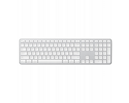 Satechi bezprzewodowa Satechi Slim EX3 Bluetooth do trzech urządzeń z przełącznikiem trybu Mac/Windows (silver)