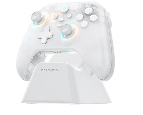 Pad Kontroler do gier Machenike G3 V2 bezwire ze stacją ładującą - white