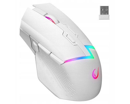 Rampage Rampage bezprzewodowa Drop M3 V2 24000 DPI biała