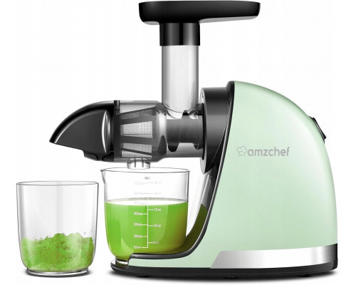 Amzchef AMZCHEF Slow Juicer sokowirówka do warzyw i owoców elektryczna zielona