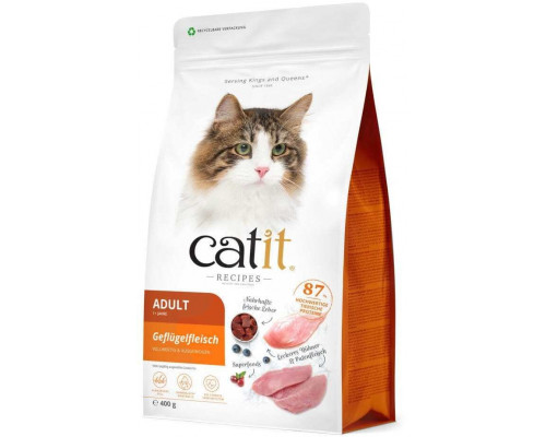 Catit Recipes Adult Poultry, karma sucha, dla kotów adults, poultry, 400g