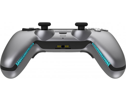 Pad Deltaco Controller w tym stacja ładująca Wireless steelgray PS5