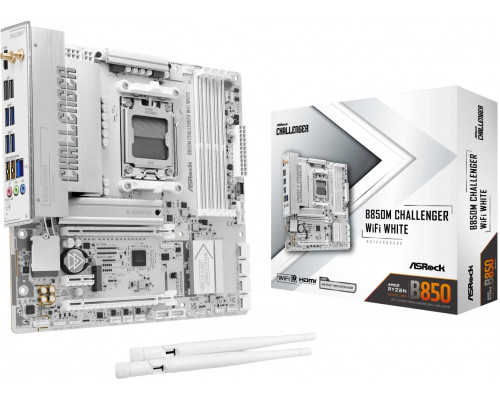 AMD B850 ASRock B850M CHALLENGER WIFI WHITE