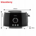 Klausberg TOSTER OPIEKACZ NA 2 KROMKI WYŚWIETLACZ LED KLAUSBERG KB-9025 RETRO