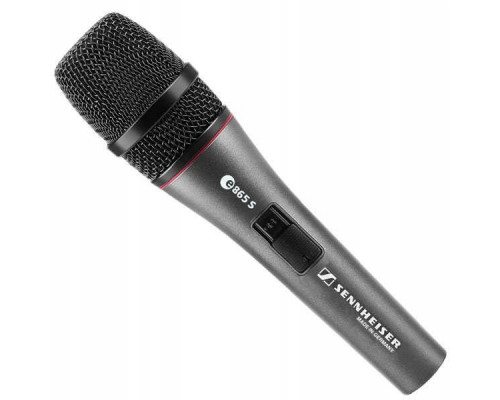 Sennheiser Sennheiser E865-S - pojemnościowy wokalny  superkardioidalny z wyłącznikiem