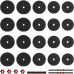 vidaXL vidaXL Zestaw hantli 2 w 1 40kg Black i red