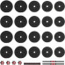 vidaXL vidaXL Zestaw hantli 2 w 1 40kg Black i red