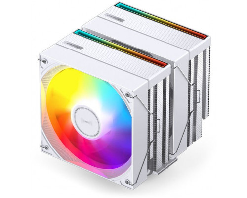 Jonsbo CB80 chłodzenie CPU, Dual-Tower, 2 x 120mm, PWM, ARGB - biały