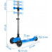 Ricokids Three-wheeled dla dzieci Balance świecąca w ciemności Ricokids Jelly - niebieska
