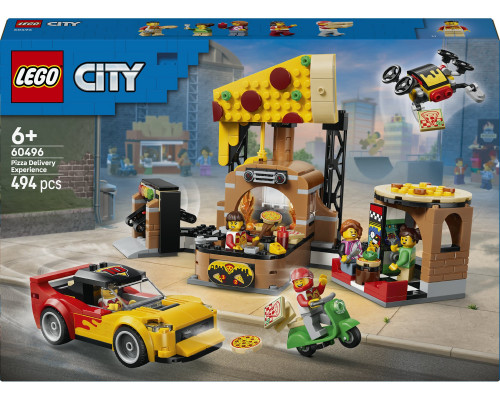 LEGO City Dostawa pizzy z pojazdami (60496)