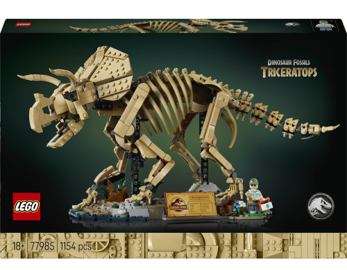 LEGO Jurassic World Szkielety dinozaurów: triceratops (77985)