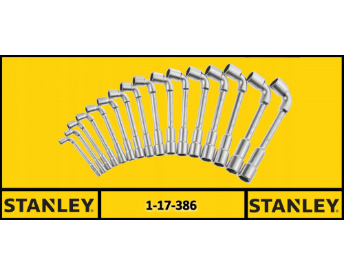 Stanley Zestaw 16 szt kluczy fajkowych 6/12 przebitych mat - 1-17-386 - 1-17-386